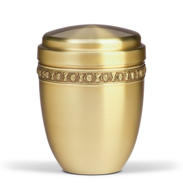 Ocelová urna Gold